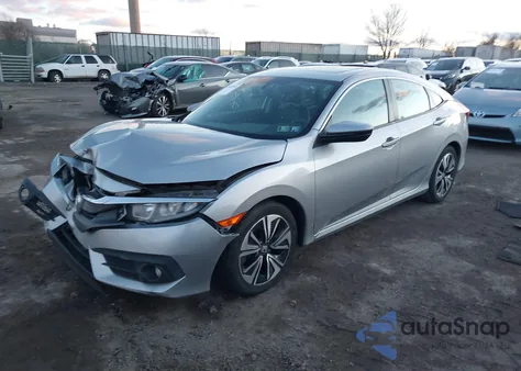 2016 Honda Civic Ex-L z USA, uszkodzony, nr VIN 19XFC1F79GE212988